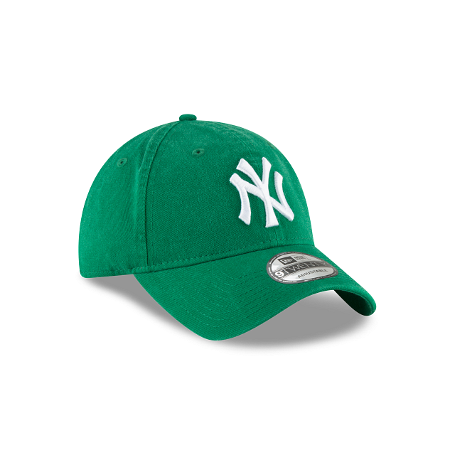 New York Yankees MLB New Era Men Kelly Green 9Twenty Classic Adjustable Hat product image 6, provided for visual reference
