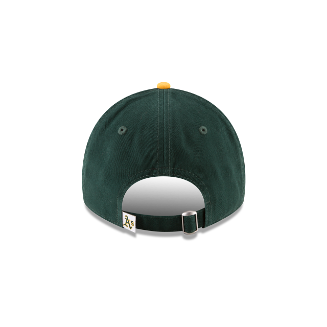 Oakland Athletics MLB New Era Men Green/Yellow 9Twenty Core Classic Adjustable Hat product image 2, provided for visual