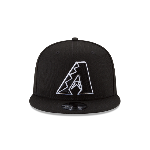 Arizona Diamondbacks MLB New Era Men Black White 9Fifty Basic Snapback product image 5, provided for visual reference and