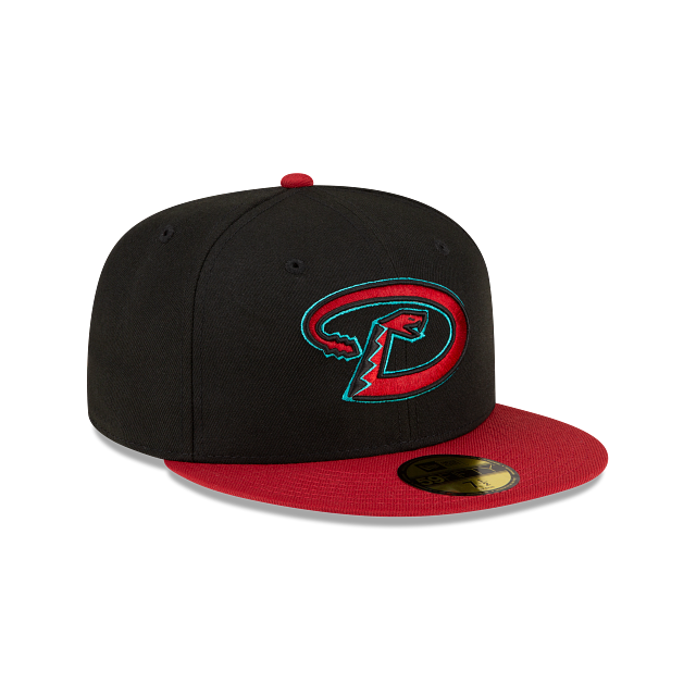 Arizona Diamondbacks MLB New Era Men Black/Red 59Fifty Authentic Collection 2024 Road Fitted Hat product image 7, provided