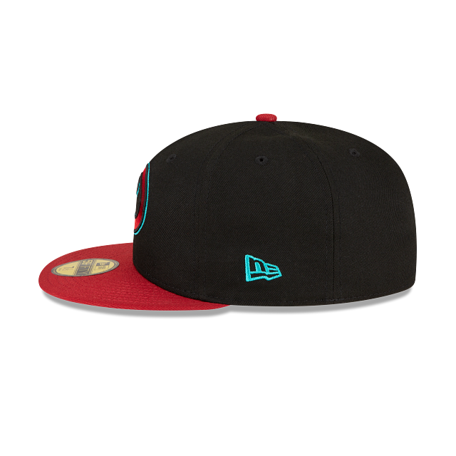Arizona Diamondbacks MLB New Era Men Black/Red 59Fifty Authentic Collection 2024 Road Fitted Hat product image 5, provided