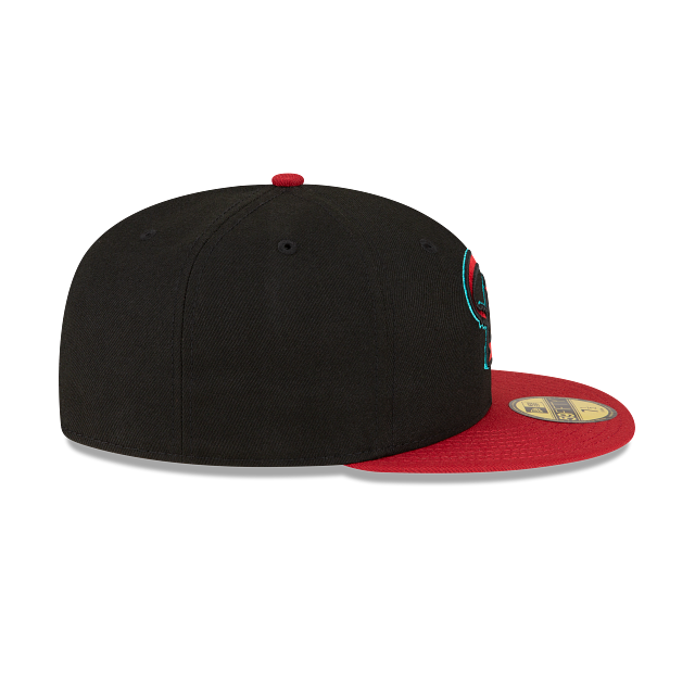Arizona Diamondbacks MLB New Era Men Black/Red 59Fifty Authentic Collection 2024 Road Fitted Hat product image 4, provided