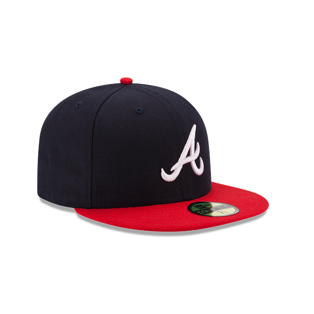 Atlanta Braves MLB New Era Youth Navy/Red 59Fifty Authentic Collection Home 2017 Fitted Hat product image 4, provided for
