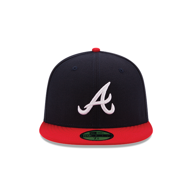 Atlanta Braves MLB New Era Youth Navy/Red 59Fifty Authentic Collection Home 2017 Fitted Hat product image 3, provided for