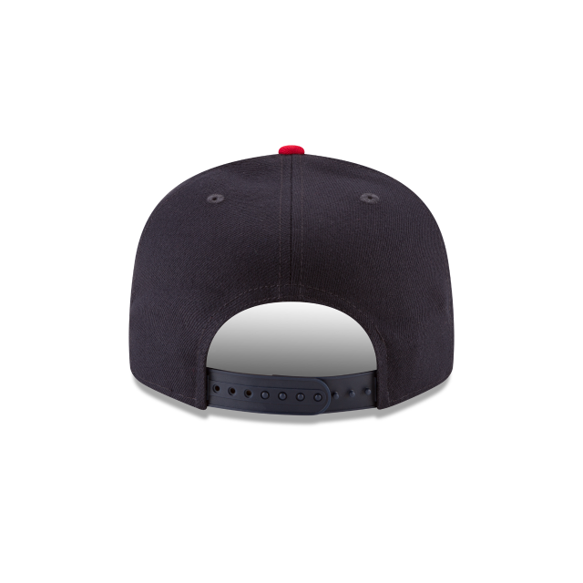 Atlanta Braves MLB New Era Men Navy/Red 9Fifty Basic Snapback product image 2, provided for visual reference and product