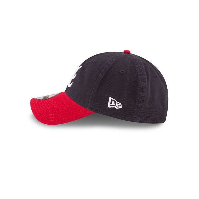 Atlanta Braves MLB New Era Men Navy/Red 9Twenty Core Classic Alternate Home Adjustable Hat product image 4, provided for