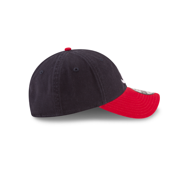Atlanta Braves MLB New Era Men Navy/Red 9Twenty Core Classic Alternate Home Adjustable Hat product image 3, provided for
