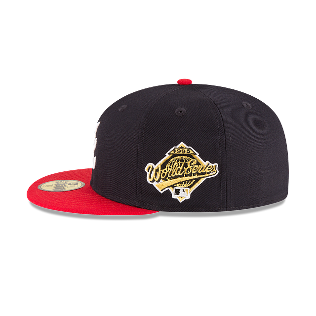 Atlanta Braves MLB New Era Men Navy/Red 59Fifty 1995 World Series Wool Fitted Hat product image 3, provided for visual