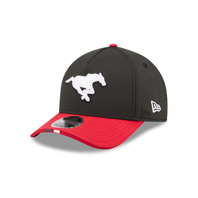 Calgary Stampeders CFL New Era Men Black Red 9FORTY M-Crown 2026 Sideline Adjustable A-Frame Hat product image 1, provided