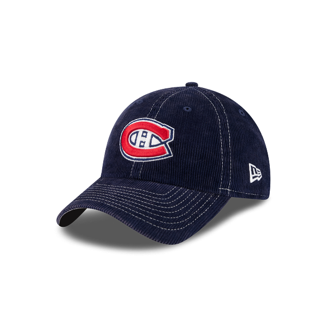 Montreal Canadiens NHL New Era Men Navy Casual Classic Cord Adjustable Hat product image 1, provided for visual reference