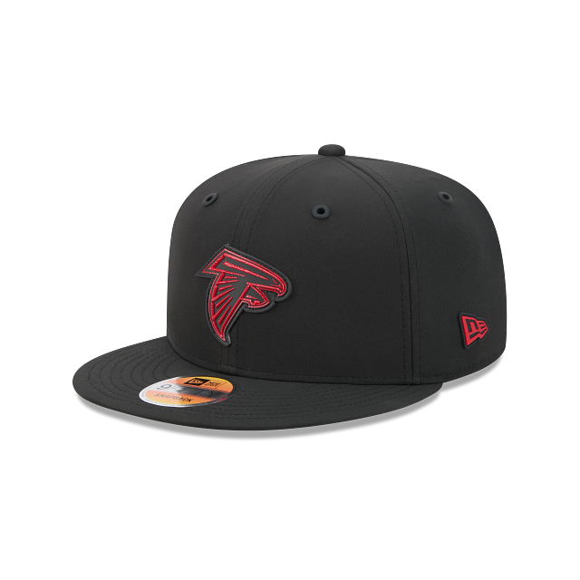 Atlanta Falcons NFL New Era Men Black 9Fifty 2026 Sideline Snapback Hat product image 1, provided for visual reference and