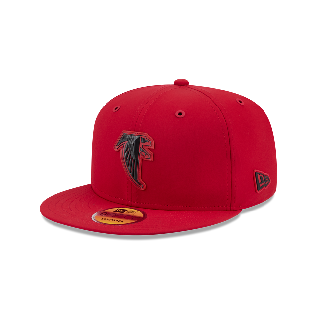 Atlanta Falcons NFL New Era Men Red 9Fifty 2026 Sideline Snapback Hat product image 1, provided for visual reference and