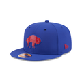 Buffalo Bills NFL New Era Men Majestic Blue 9Fifty 2026 Sideline Throwback Logo Snapback Hat product image 1, provided for