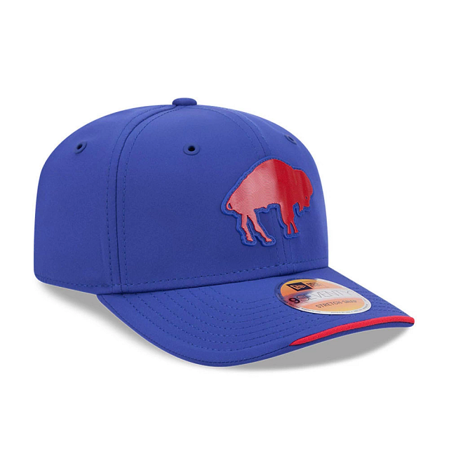 Buffalo Bills NFL New Era Men Royal 9Seventy 2026 Sideline Stretch Throwback Logo Snapback product image 3, provided for