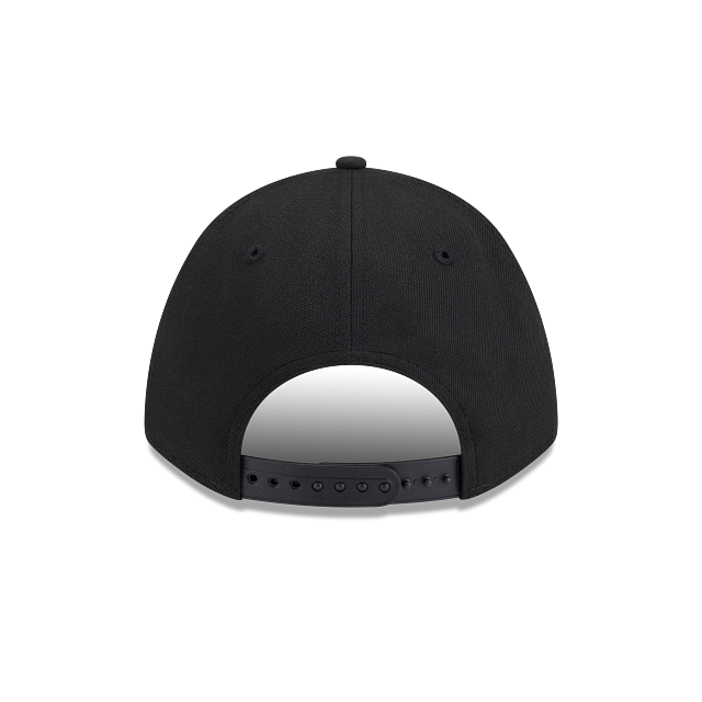 Buffalo Bills NFL New Era Men Black White 9FORTY M-Crown A-Frame Adjustable Hat product image 2, provided for visual