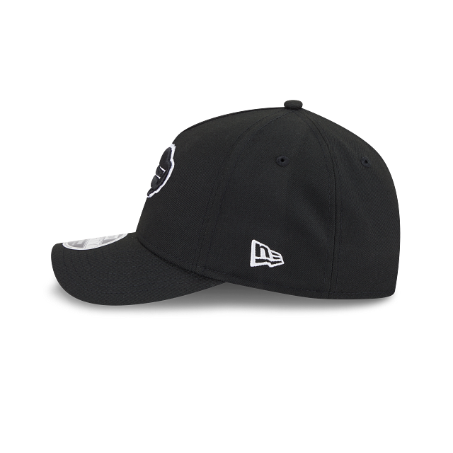 Buffalo Bills NFL New Era Men Black White 9FORTY M-Crown A-Frame Adjustable Hat product image 5, provided for visual