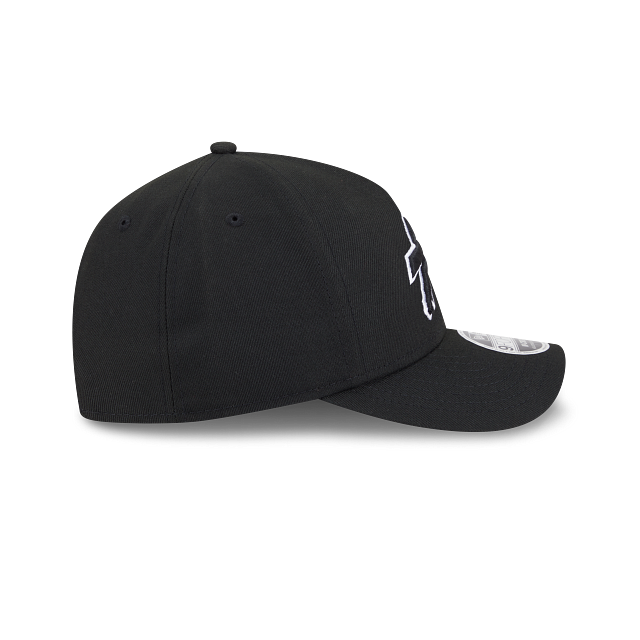 Buffalo Bills NFL New Era Men Black White 9FORTY M-Crown A-Frame Adjustable Hat product image 4, provided for visual