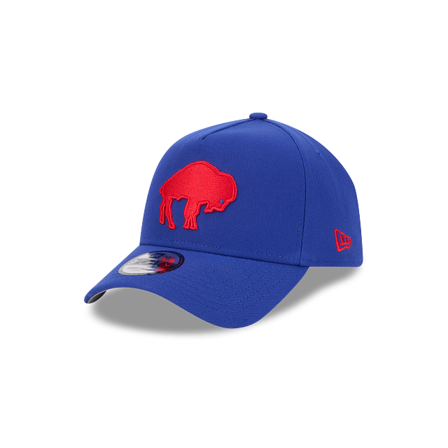 Buffalo Bills New Era Men Majestic Blue 9Forty A-Frame Throwback Logo Snapback product image 1, provided for visual