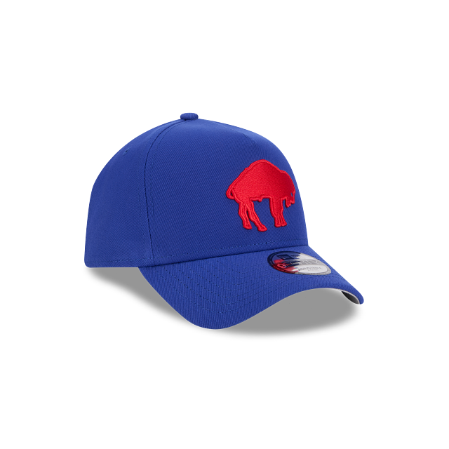 Buffalo Bills New Era Men Majestic Blue 9Forty A-Frame Throwback Logo Snapback product image 6, provided for visual