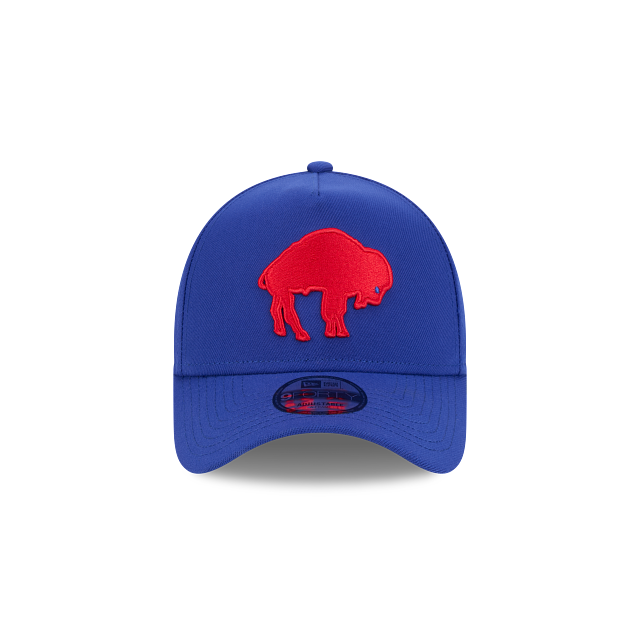 Buffalo Bills New Era Men Majestic Blue 9Forty A-Frame Throwback Logo Snapback product image 5, provided for visual