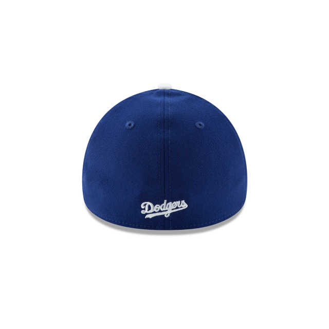 Los Angeles Dodgers MLB New Era Men Royal 39Thirty D Logo Team Classic Stretch Fit Hat product image 2, provided for visual
