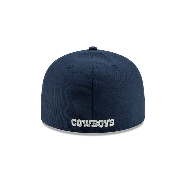 Dallas Cowboys NFL New Era Men Navy 59Fifty Team Basic Fitted Hat product image 2, provided for visual reference and product