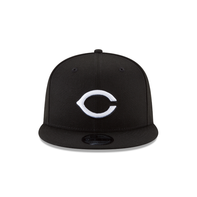 Cincinnati Reds MLB New Era Men Black White 9Fifty Team Color Basic Snapback product image 6, provided for visual reference
