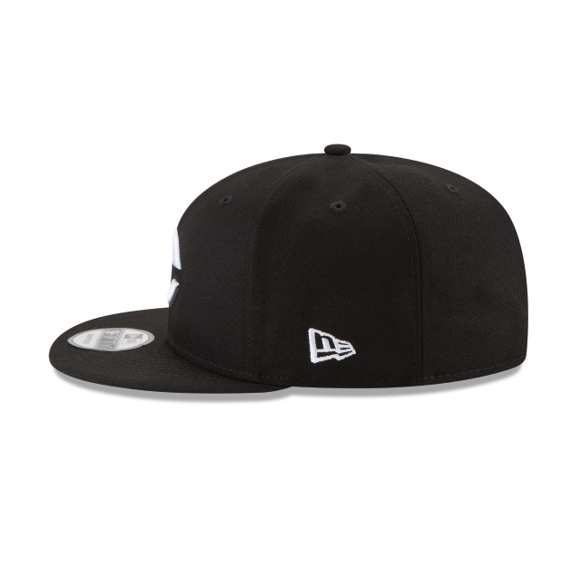 Cincinnati Reds MLB New Era Men Black White 9Fifty Team Color Basic Snapback product image 5, provided for visual reference