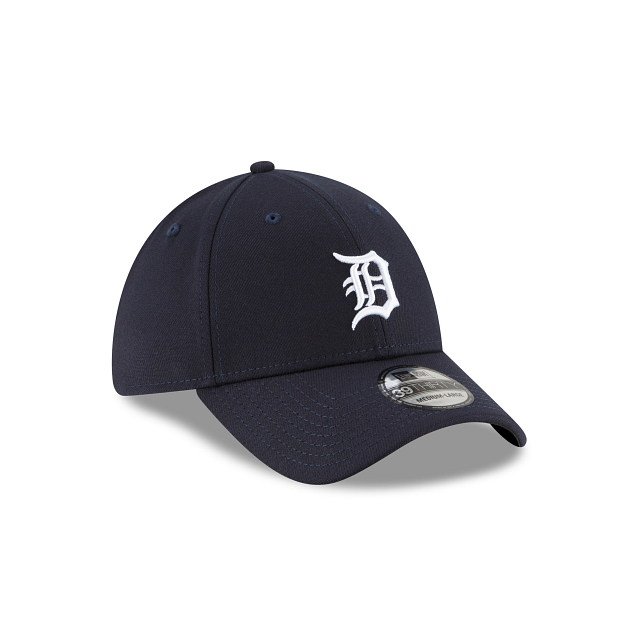 Detroit Tigers MLB New Era Men Navy 39Thirty Team Classic Stretch Fit Hat product image 6, provided for visual reference and