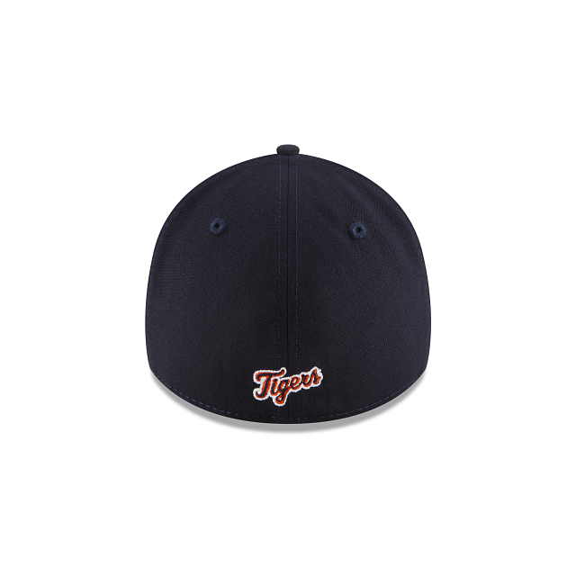 Detroit Tigers MLB New Era Men Navy 39Thirty Team Classic Stretch Fit Hat product image 2, provided for visual reference and