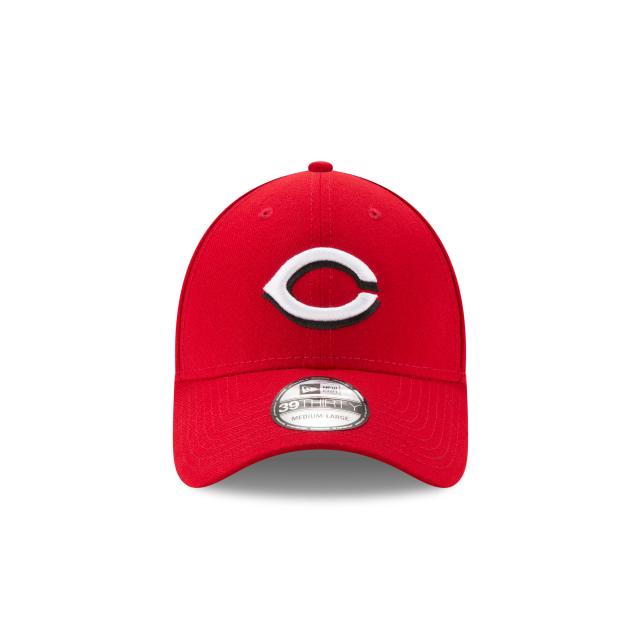 Cincinnati Reds MLB New Era Men Red 39Thirty Team Classic Stretch Fit Hat product image 5, provided for visual reference and