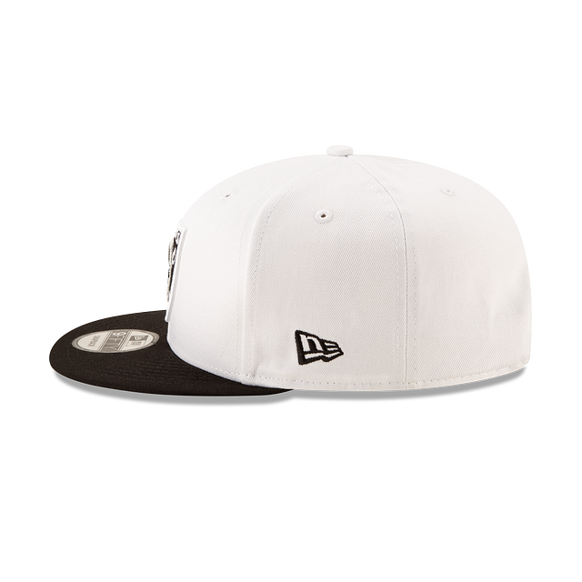 Las Vegas Raiders NFL New Era Men White/Black 9Fifty 2 Tone Basic Snapback product image 5, provided for visual reference