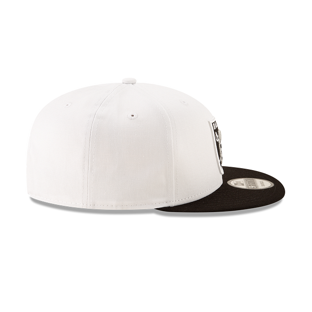 Las Vegas Raiders NFL New Era Men White/Black 9Fifty 2 Tone Basic Snapback product image 6, provided for visual reference
