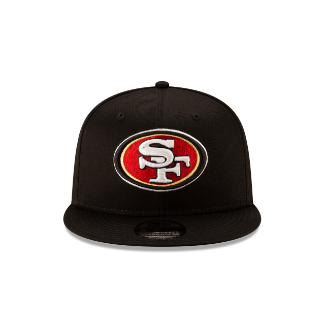 San Francisco 49ers NFL New Era Men Black 9Fifty Basic Snapback product image 3, provided for visual reference and product