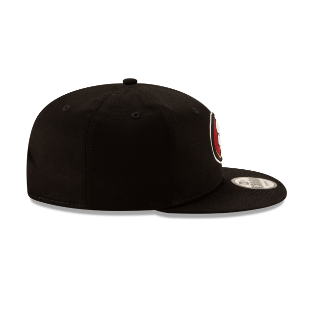 San Francisco 49ers NFL New Era Men Black 9Fifty Basic Snapback product image 6, provided for visual reference and product
