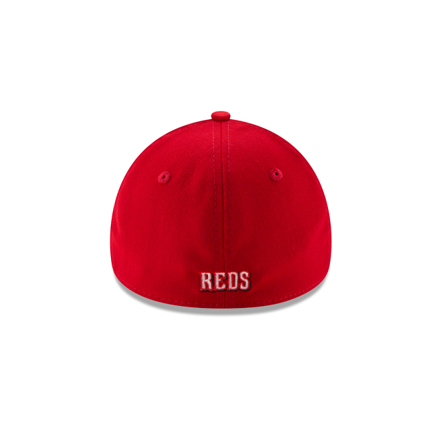 Cincinnati Reds MLB New Era Men Red 39Thirty Team Classic Stretch Fit Hat product image 2, provided for visual reference and