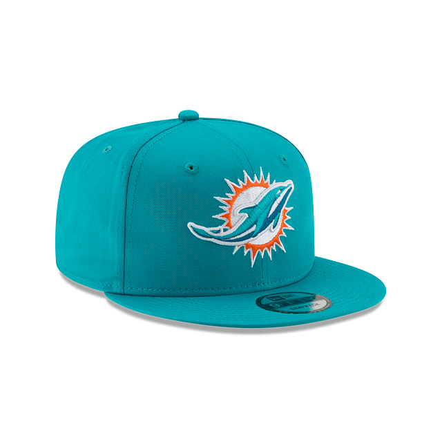 Miami Dolphins NFL New Era Men Teal Breeze 9Fifty Basic Snapback product image 4, provided for visual reference and product