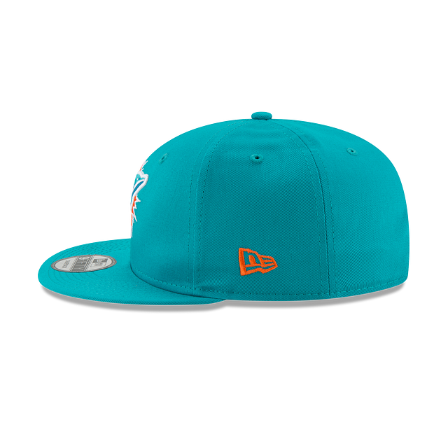 Miami Dolphins NFL New Era Men Teal Breeze 9Fifty Basic Snapback product image 5, provided for visual reference and product