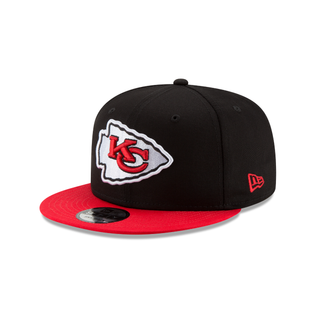 Kansas City Chiefs NFL New Era Men Black/Red 9Fifty Basic Snapback product image 1, provided for visual reference and