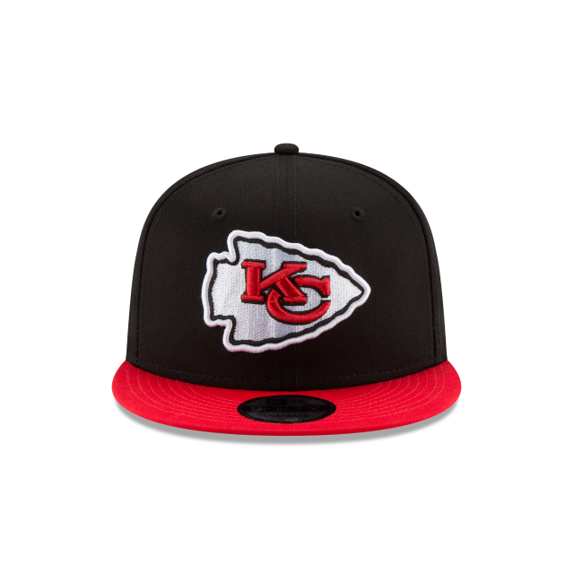 Kansas City Chiefs NFL New Era Men Black/Red 9Fifty Basic Snapback product image 3, provided for visual reference and
