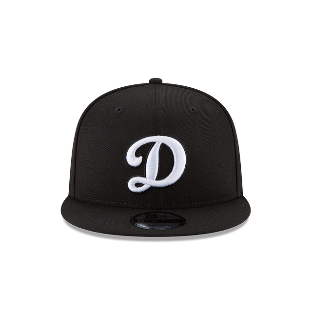 Los Angeles Dodgers MLB New Era Men Black White D Logo 9Fifty Basic Snapback product image 5, provided for visual reference