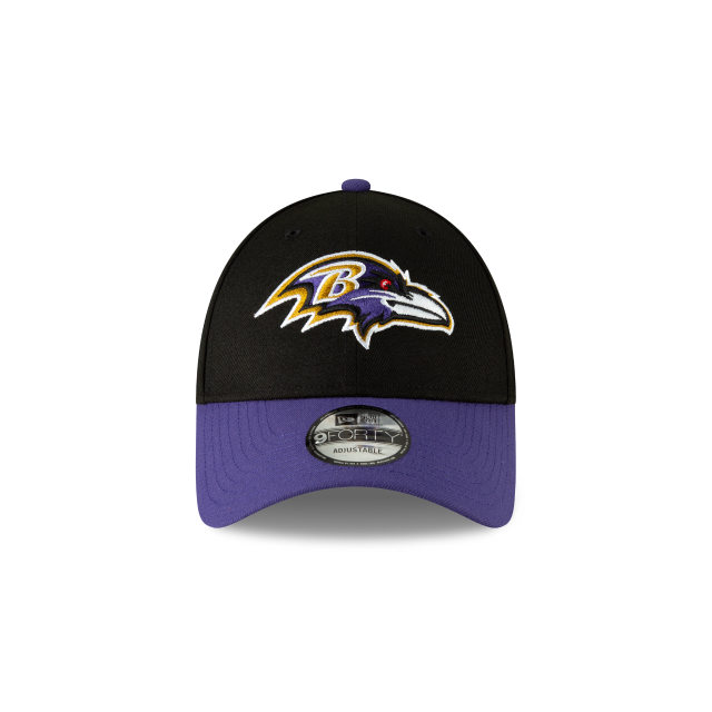 Baltimore Ravens NFL New Era Men Black/Purple 9Forty The League Adjustable Hat product image 3, provided for visual