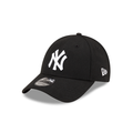 New York Yankees MLB New Era Men Black 9Forty Adjustable Hat product image 1, provided for visual reference and product