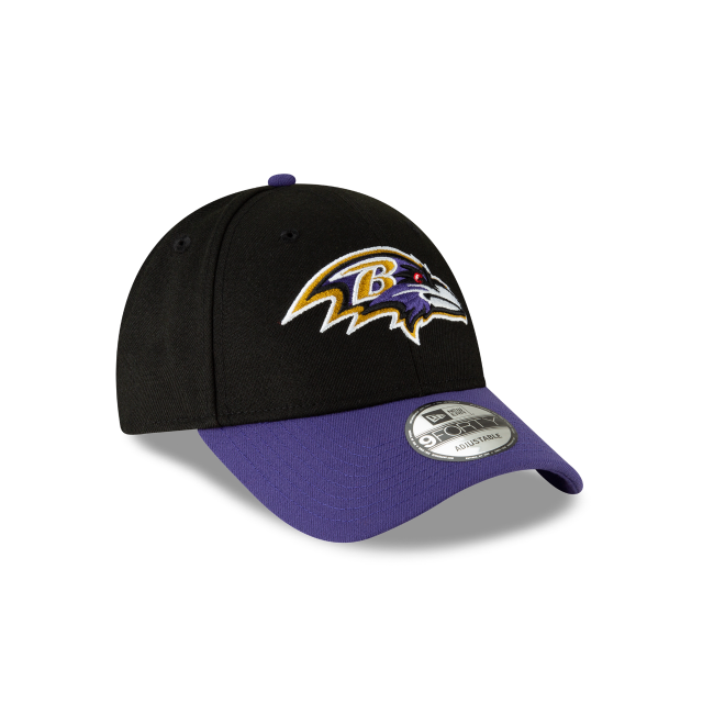 Baltimore Ravens NFL New Era Men Black/Purple 9Forty The League Adjustable Hat product image 4, provided for visual