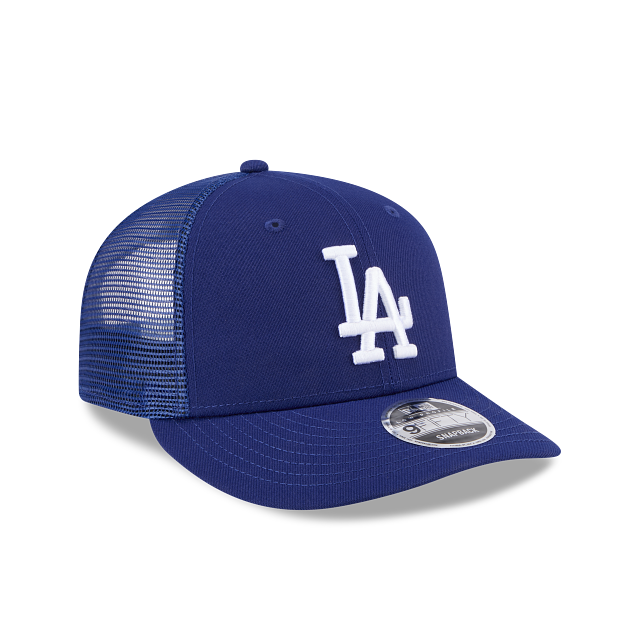 Los Angeles Dodgers MLB New Era Men Royal 9Fifty Low Profile Trucker Snapback product image 7, provided for visual reference
