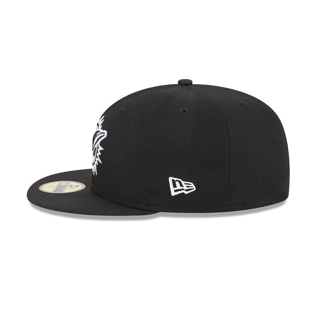 Miami Dolphins NFL New Era Men Black 59Fifty 1993 Pro Bowl Fitted Hat product image 5, provided for visual reference and