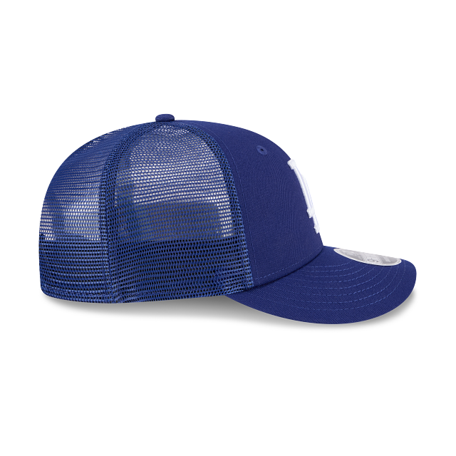Los Angeles Dodgers MLB New Era Men Royal 9Fifty Low Profile Trucker Snapback product image 5, provided for visual reference