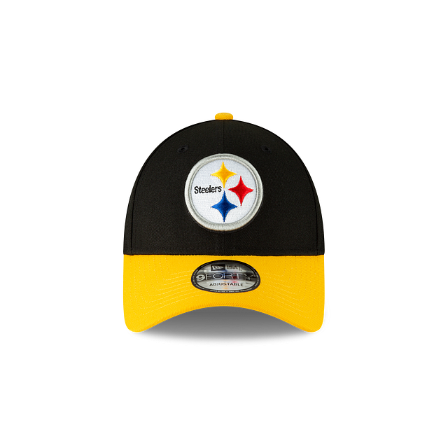 Pittsburgh Steelers NFL New Era Men Black/Yellow 9Forty The League Adjustable Hat product image 4, provided for visual