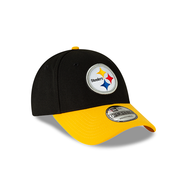Pittsburgh Steelers NFL New Era Men Black/Yellow 9Forty The League Adjustable Hat product image 3, provided for visual