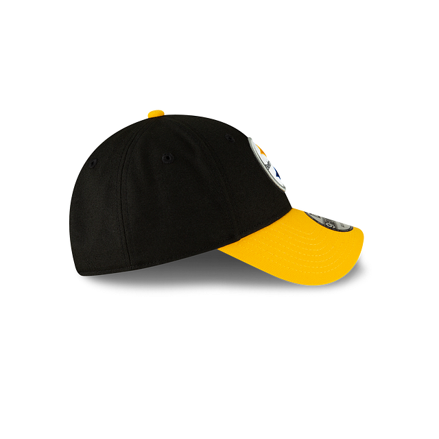 Pittsburgh Steelers NFL New Era Men Black/Yellow 9Forty The League Adjustable Hat product image 6, provided for visual